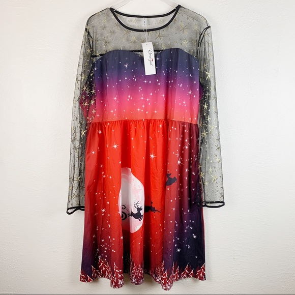 christmas dress size 22